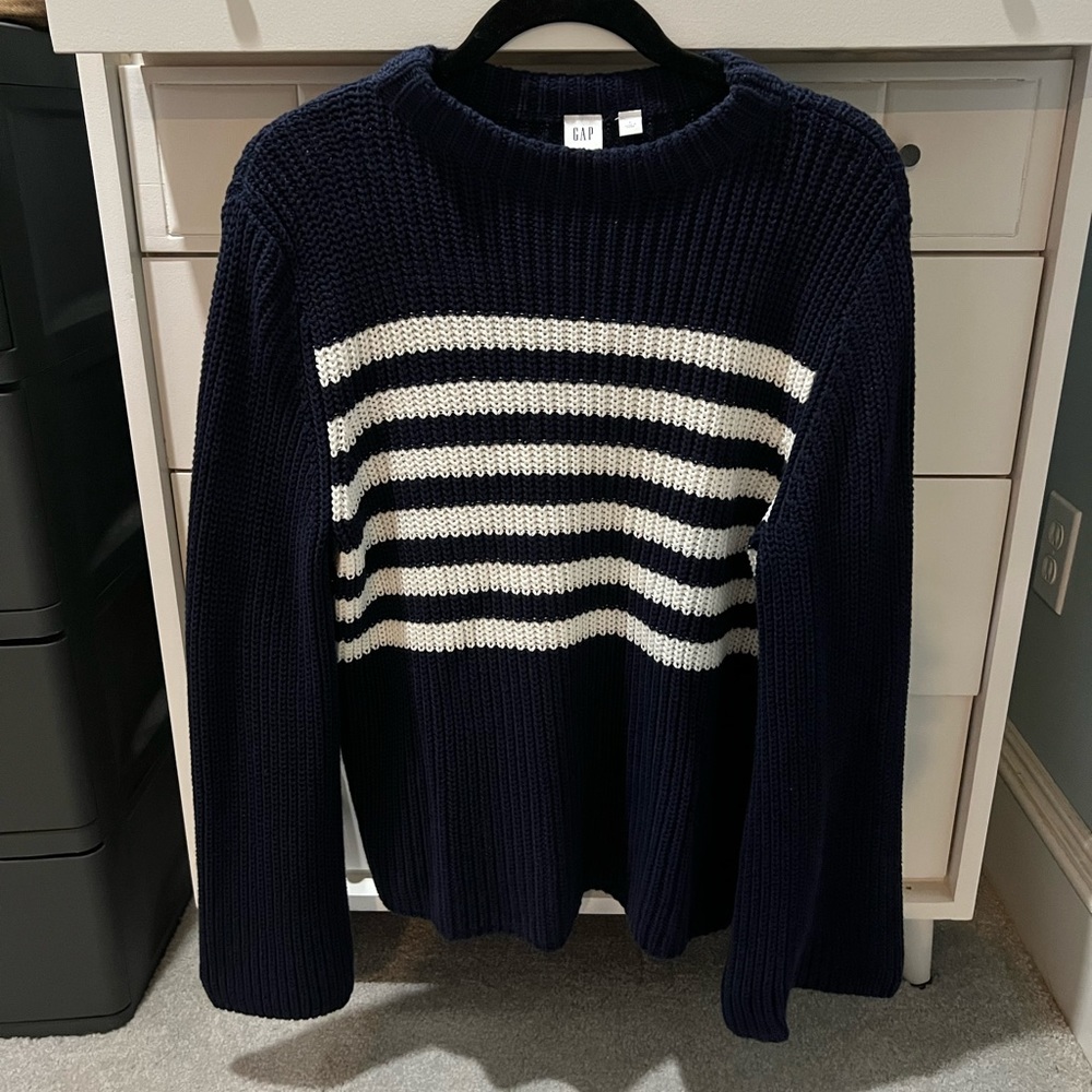 Gap Bell Sleeve Striped Sweater